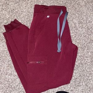 XSP Figs burgundy Zamora Joggers